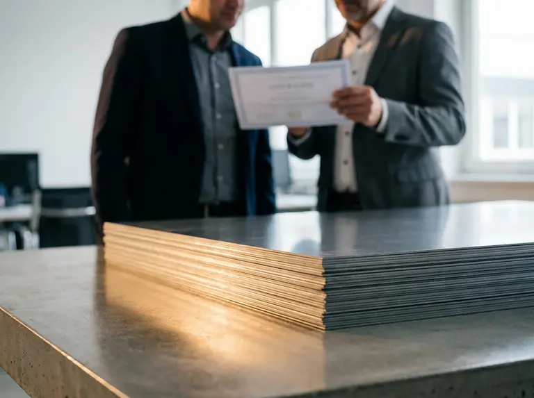 Сертификат на листовую сталь