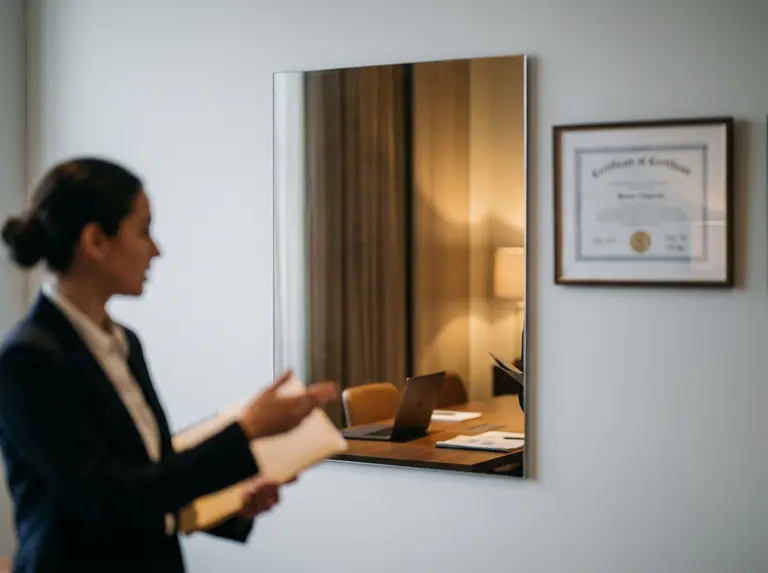 Сертификат на зеркало