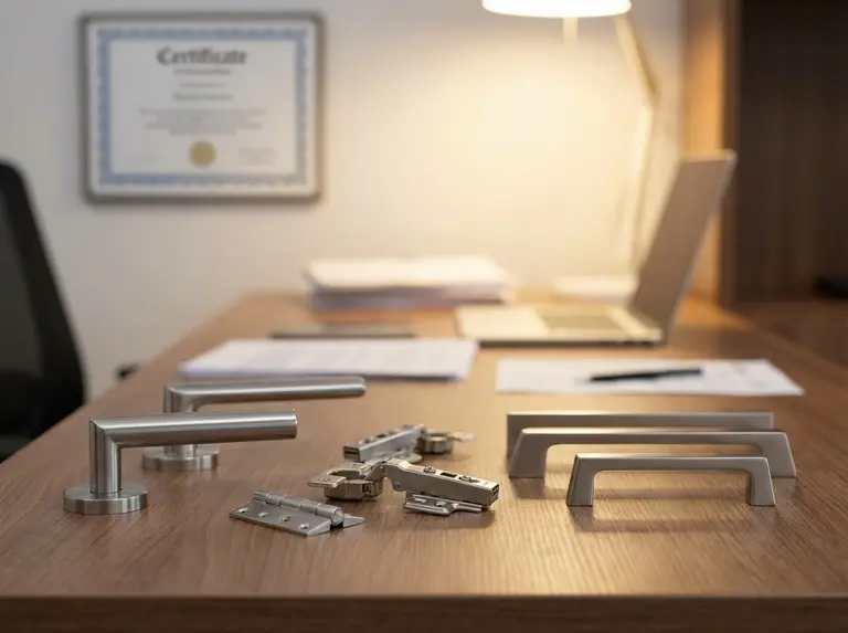 Сертификат на фурнитуру